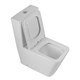 BELBAGNO Ardente-R Чаша безободкового унитаза с сиденьем дюропласт soft close, P-trap, белый BB02093CPR/SC - фото 275458