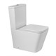 BELBAGNO Ardente-R Чаша безободкового унитаза с сиденьем дюропласт soft close, P-trap, белый BB02093CPR/SC - фото 275460