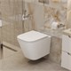 BELBAGNO Ardente-R Унитаз подвесной безободковый  со смывом "Торнадо", с сиденьем дюропласт soft close, белый BB520CH-TOR/SC - фото 275466