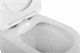BELBAGNO Flay-R Унитаз подвесной безободковый с сиденьем дюропласт soft close, белый BB053CHR/SC - фото 275479
