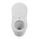 BELBAGNO Flay-R Унитаз подвесной безободковый с сиденьем дюропласт soft close, белый BB053CHR/SC - фото 275481