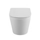 BELBAGNO Flay-R Унитаз подвесной безободковый с сиденьем дюропласт soft close, белый BB053CHR/SC - фото 275482