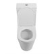 BELBAGNO Flay-R Чаша унитаза безободкового с сиденьем дюропласт soft close P-trap, белый BB2149CPR/SC - фото 275502