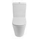 BELBAGNO Flay-R Чаша унитаза безободкового с сиденьем дюропласт soft close P-trap, белый BB2149CPR/SC - фото 275503