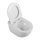 BELBAGNO Senso-R Унитаз подвесной безободковый  со смывом "Торнадо", с сиденьем дюропласт soft close, белый BB017CH-TOR/SC - фото 275511