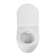 BELBAGNO Sfera-R Унитаз подвесной безободковый с сиденьем дюропласт soft close, белый BB046CHR/SC - фото 275522