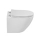 BELBAGNO Sfera-R Унитаз подвесной безободковый с сиденьем дюропласт soft close, белый BB046CHR/SC - фото 275524