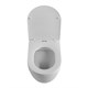 BELBAGNO Sfera-R Унитаз приставной безободковый с сиденьем дюропласт soft close, белый BB2141CBR/SC - фото 275528