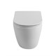 BELBAGNO Sfera-R Унитаз приставной безободковый с сиденьем дюропласт soft close, белый BB2141CBR/SC - фото 275530