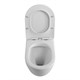 BELBAGNO Sfera-R Унитаз приставной безободковый с сиденьем дюропласт soft close, белый BB2141CBR/SC - фото 275531
