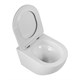 BELBAGNO Sfera-R Унитаз подвесной безободковый  со смывом "Торнадо", с сиденьем дюропласт soft close, белый BB046CH-TOR/SC - фото 275546