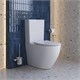 BELBAGNO Sfera-R Чаша унитаза безободкового со смывом "Торнадо" с сиденьем дюропласт soft close, P-trap, белый BB2141CP-TOR/SC - фото 275558
