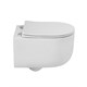BELBAGNO Soft Унитаз подвесной безободковый со смывом "Торнадо", с сиденьем дюропласт soft close, белый BB084CH-TOR/SC - фото 275563
