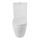 BELBAGNO Sfera-R Чаша унитаза безободкового с сиденьем дюропласт soft close P-trap, белый BB2141CPR/SC - фото 275570