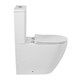 BELBAGNO Sfera-R Чаша унитаза безободкового с сиденьем дюропласт soft close P-trap, белый BB2141CPR/SC - фото 275571