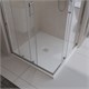BELBAGNO Uno Поддон квадратный из искусственного мрамора в комплекте с сифоном с белой матовой декоративной накладкой, размер 90x90 см TRAY-MR-UNO-A-90-35-W-BO - фото 275606