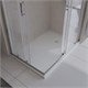 BELBAGNO Uno Поддон прямоугольный из искусственного мрамора в комплекте с сифоном с белой матовой декоративной накладкой, размер 100x80 см TRAY-MR-UNO-AH-100/80-35-W-BO - фото 275616