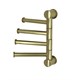 WASSERKRAFT K-1054BRUSHED GOLD Держатель полотенец четверной, золото WASSERKRAFT 1054BG - фото 275893