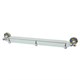 WASSERKRAFT Diemel K-2244 Полка стеклянная с бортиком, хром WASSERKRAFT 2244 - фото 276014
