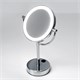 WASSERKRAFT K-1005 Зеркало с LED-подсветкой двухстороннее, стандартное и с 3-х кратным увеличением, хром WASSERKRAFT 1005 - фото 276256