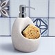 WASSERKRAFT K-8099 Дозатор с емкостью для губки, бежевый WASSERKRAFT 8099 - фото 276322