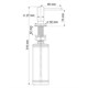 WASSERKRAFT K-1299 Встраиваемый дозатор для мыла, хром WASSERKRAFT 1299 - фото 276390