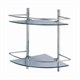 WASSERKRAFT K-3122 Полка стеклянная двойная, хром WASSERKRAFT 3122 - фото 276420