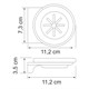 WASSERKRAFT Kammel K-8329WHITE Мыльница, белый WASSERKRAFT 8329W - фото 276517