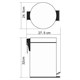 WASSERKRAFT K-637 Ведро 7L, хром WASSERKRAFT 637 - фото 276539