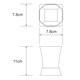 WASSERKRAFT Amper K-5428BLACK Стакан для зубных щеток, черный WASSERKRAFT 5428B - фото 276619