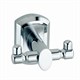 WASSERKRAFT Oder K-3023D Крючок двойной, хром WASSERKRAFT 3023D - фото 276793
