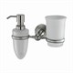 WASSERKRAFT Ammer K-7089 Держатель стакана и дозатора, никель WASSERKRAFT 7089 - фото 277040