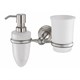 WASSERKRAFT Ammer K-7089 Держатель стакана и дозатора, никель WASSERKRAFT 7089 - фото 277042