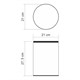 WASSERKRAFT K-625 Ведро 5L, хром WASSERKRAFT 625 - фото 277076
