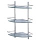 WASSERKRAFT K-3133 Полка стеклянная тройная, хром WASSERKRAFT 3133 - фото 277318