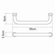 WASSERKRAFT K-1066 Поручень для ванны, хром WASSERKRAFT 1066 - фото 277336