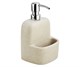 WASSERKRAFT K-8499 Дозатор с емкостью для губки, бежевый WASSERKRAFT 8499 - фото 277380
