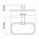 WASSERKRAFT Exter K-5260 Держатель полотенец, светлая бронза WASSERKRAFT 5260 - фото 277420