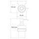 WASSERKRAFT Berkel K-6899 Дозатор для жидкого мыла, хром WASSERKRAFT 6899 - фото 277462