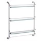 WASSERKRAFT K-2033 Полка стеклянная тройная, хром WASSERKRAFT 2033 - фото 277496