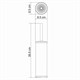 WASSERKRAFT K-1047 Щетка для унитаза напольная, хром WASSERKRAFT 1047 - фото 277572