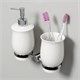 WASSERKRAFT K-24289 Держатель стакана и дозатора, хром WASSERKRAFT 24289 - фото 277586