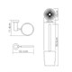 WASSERKRAFT K-28227 Щетка для унитаза подвесная, хром WASSERKRAFT 28227 - фото 277618