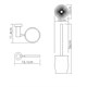 WASSERKRAFT K-24227 Щетка для унитаза подвесная, хром WASSERKRAFT 24227 - фото 277637