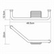 WASSERKRAFT K-1077Right Поручень для ванны, хром WASSERKRAFT 1077R - фото 277715