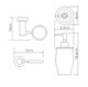 WASSERKRAFT K-24299 Дозатор для жидкого мыла, хром WASSERKRAFT 24299 - фото 277763