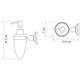 WASSERKRAFT Ammer K-7099 Дозатор для жидкого мыла, никель WASSERKRAFT 7099 - фото 277817