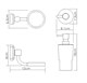 WASSERKRAFT K-28199 Дозатор для жидкого мыла, хром WASSERKRAFT 28199 - фото 277939
