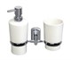 WASSERKRAFT K-28189 Держатель стакана и дозатора, хром WASSERKRAFT 28189 - фото 277995