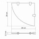 WASSERKRAFT K-533POLISHED BLACK Полка  стеклянная угловая, черный WASSERKRAFT 533PB - фото 278113